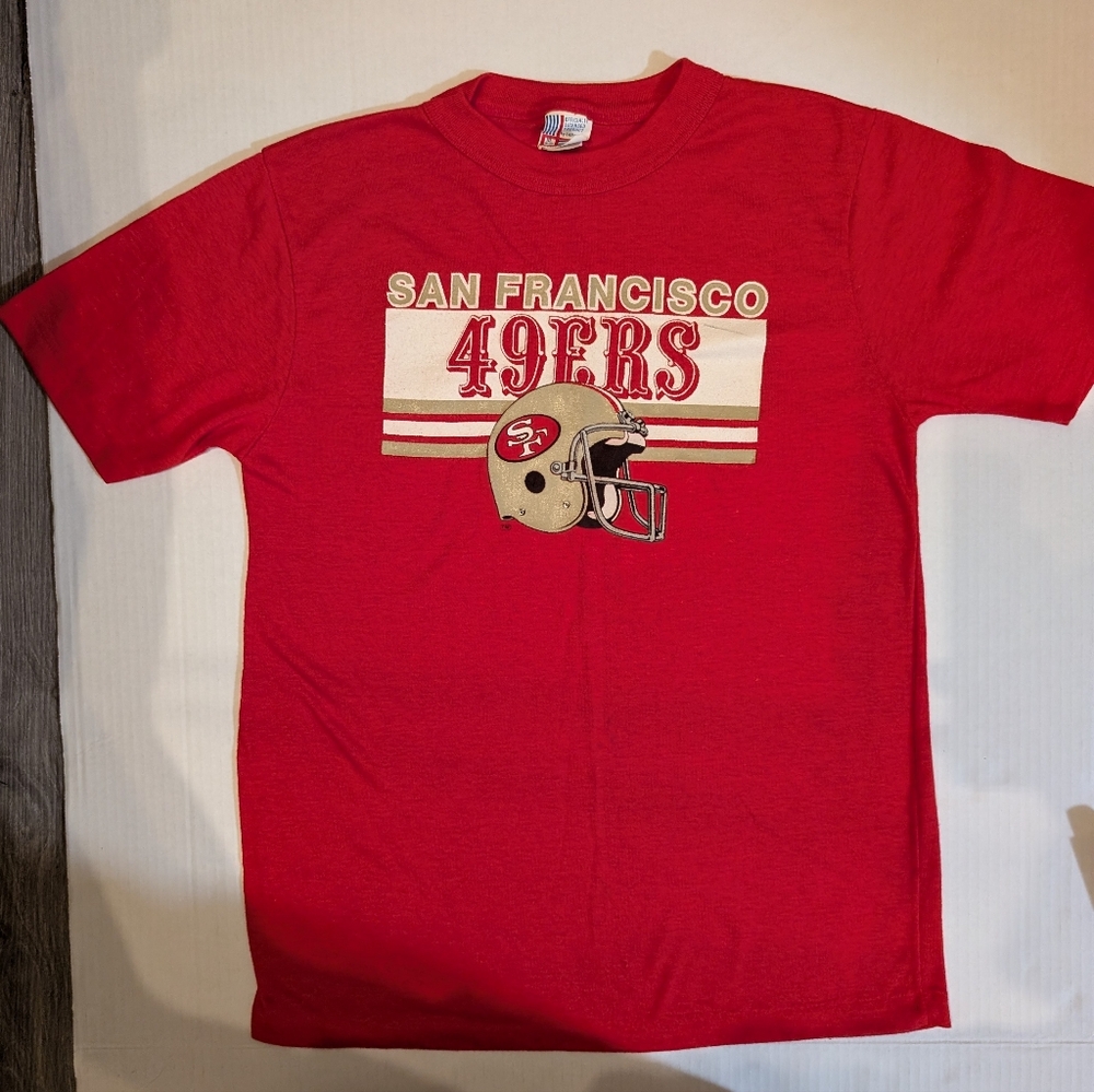 Vintage San Francisco 49ers Garan Youth XL Football Tshirt